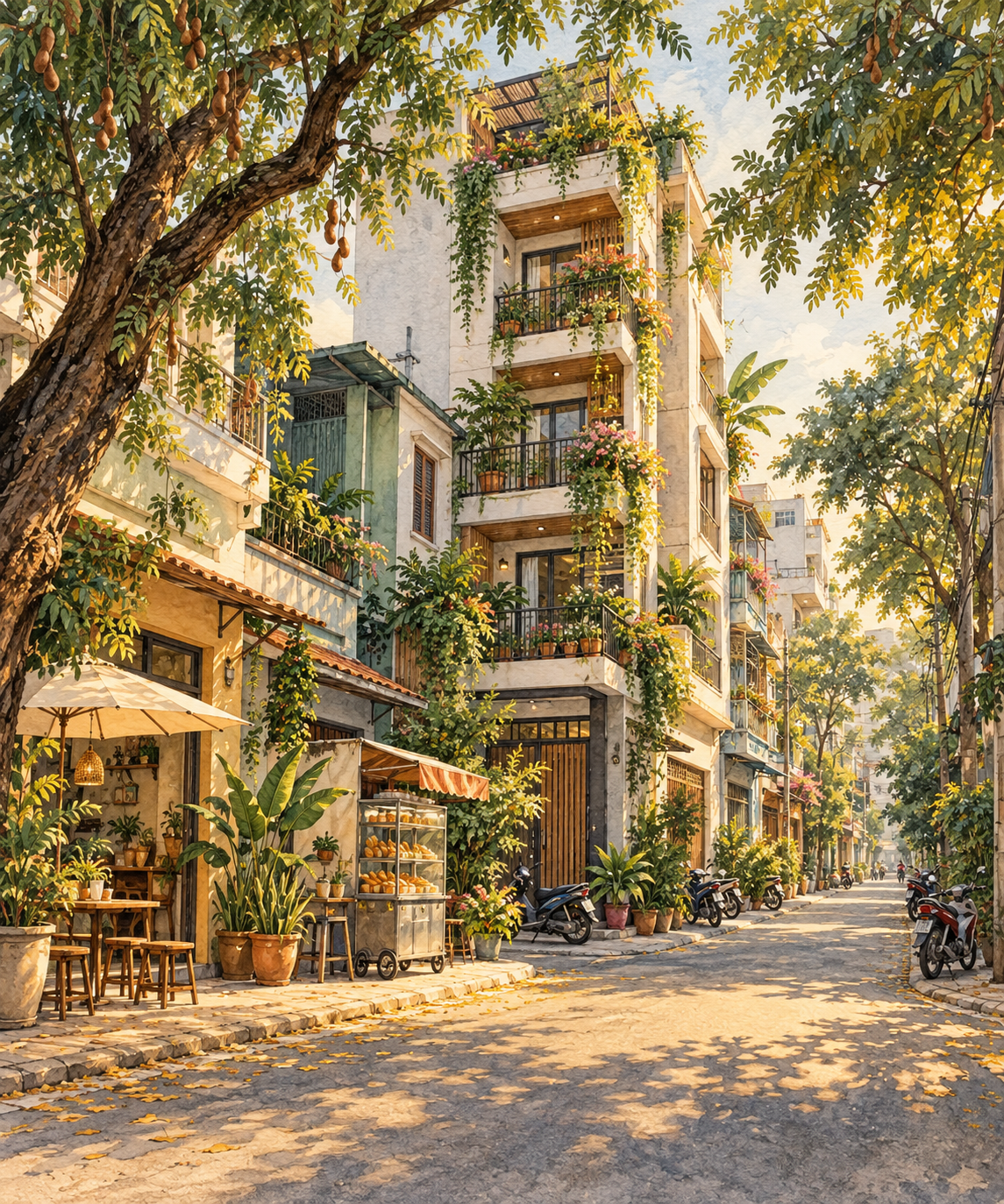 Minh hoạ khu phố quanh HAI MINH Residence